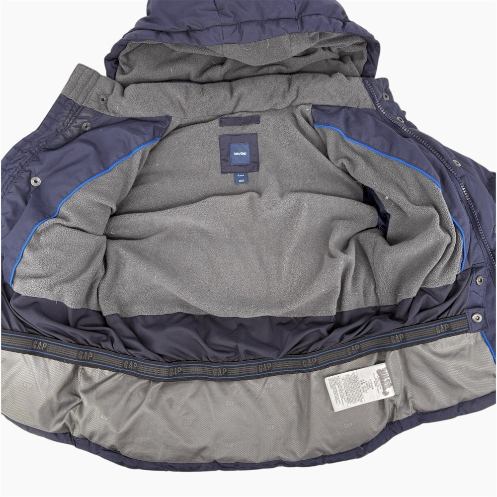 GAP | Boy's Warmest Down Puffer Jacket in Navy | Sz 5Y - Picture 6 of 9